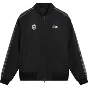 
Li Ning Baseball Uniform Women's Autumn and Winter Official New Couple Workwear Cotton Clothes Plus Velvet Warm Flight Jackets Men's Sportswear