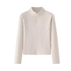 
yoga suits for women 2025 new autumn and winter slim stand collar sports jacket slim sports casual windproof warm top