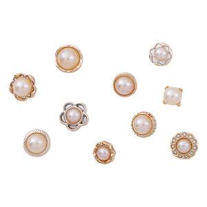 Shirt chest Anti -walking light buckle Dark buckle free chest needle buckle female needle clothes fixed artifact neckline small buckle