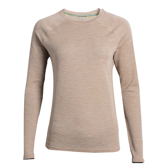 
Merino wool quick-drying clothing women's long-sleeved T-shirt outdoor hiking lightweight warm breathable underwear sports top L19