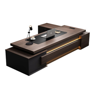 
Boss desk CEO desk Simple modern boss desk Large desk Manager office desk Chair combination Supervisor furniture