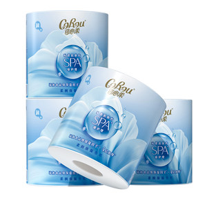 
Kexinrou moisturizing toilet paper 4-layer thickened moisturizing toilet paper 240g household affordable pack