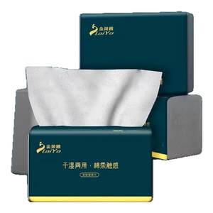 
Jinlaiyajia large bag of paper wetable water household affordable mother and baby flexible upgrade toilet paper student dormitory toilet paper