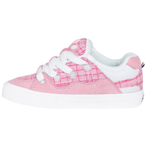 Stubborn ollieskate bread shoes pink small fragrance style fur canvas splicing BAKE men's and women's skateboard shoes
