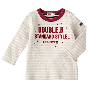 
MIKIHOUSE Children's T-shirt Boys T-shirt Girls Long Sleeve T-shirt Cotton Top DOUBLEB