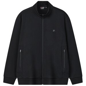 
FILA official men's knitted long-sleeved jacket 2026 spring new style simple and comfortable commuter stand-up collar top