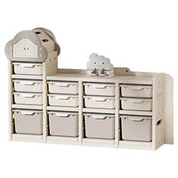 Yinghe sturdy, environmentally friendly and burr-free toy storage cabinet