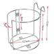 杯座支架车用壶水壶热支架壶大车厢保温型支架固定电热货水杯支架