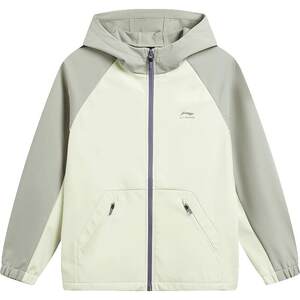 
Li Ning children's clothing windbreaker, men's and women's small and big children's sports life series hooded spring casual reflective woven children's clothing