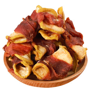 
Dog snacks, duck meat wrapped in pear rolls, pet teething sticks, small and large dogs, duck meat jerky, dog training reward snacks