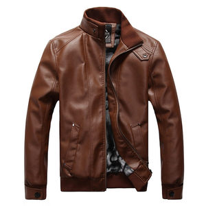 
New winter men's 2025 genuine thickened leather jacket men's slim plush leather jacket short trendy motorcycle leather jacket
