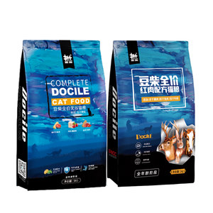 
Douchi cat food 5kg grain-free freeze-dried four-part red meat formula general food for young cats cat main food full price