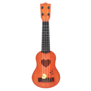 Children's small guitar, its toy can play simulated medium ukulele, beginner's instrument, piano music, and pick up pieces