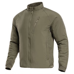 
Angken Wolfhound lightweight warm cotton jacket men's winter velvet thickened outdoor cold-proof clothing simple tactical jacket