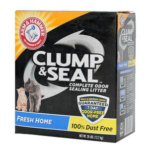 Hammer cat litter Aihemei bentonite 25.4*0.5kg black box green label slide multi-pack deodorizing dust-free ore cat litter
