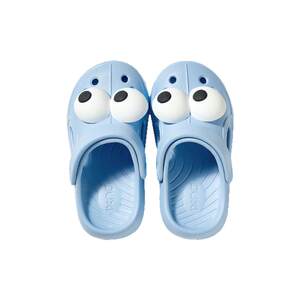 Park Xi big-eyed hole shoes for boys and girls in summer anti-slip cute soft sole outdoor beach shoes children's toe slippers