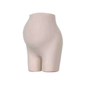 
ROVO pregnant women's high-waisted belly-supporting leggings, cool nude-feeling anti-exposure safety pants, high-elastic antibacterial cotton bottom