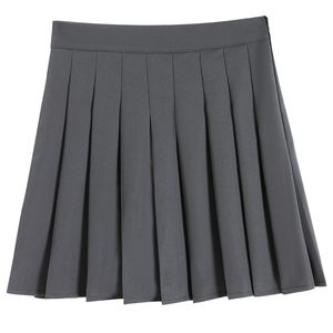 
Gray pleated skirt women's skirt autumn and winter 2025 new high waist little jk college woolen a-line skirt