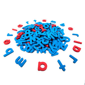
Extra large EVA magnetic upper case letter sticker puzzle learning toys English digital English pinyin refrigerator sticker