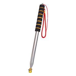 
Tour guide flagpole retractable portable pendant thickened stainless steel light commander hand-held stick guidance supplies pole guide guide retractable teaching stick pointer finger reading stick 2 meters 3m with flag