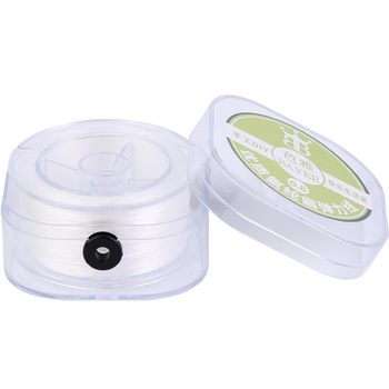 
Obsidian bracelet elastic rope black cultural bracelet rope