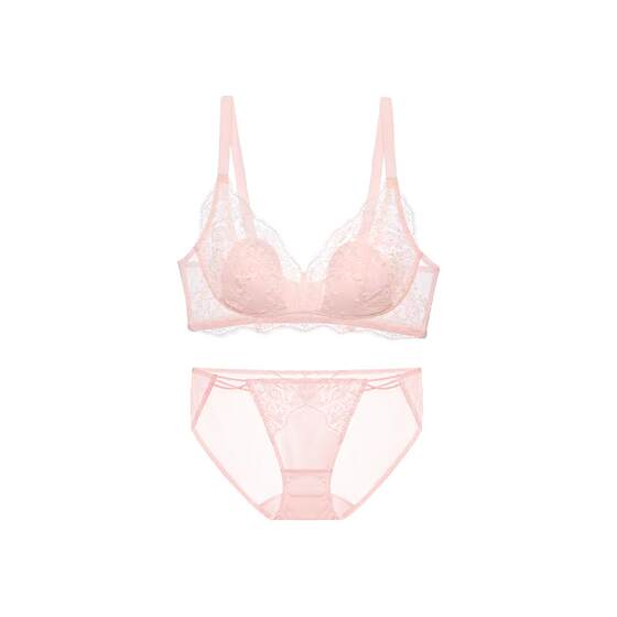 Yu Shuxin's same style ubras rococo girl lace underwear French sexy pure desire small breast push-up bra