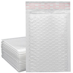 White bubble thickened waterproof clothing custom envelope bag