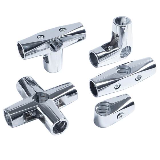 
25mm32mm clothes rack accessories stainless steel pipe connections circular tube fasteners shelf fixing parts joints elbow