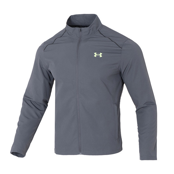 
UA Under Armor woven stand collar jacket men's assault tops sportswear casual clothes quick-drying fitness running jacket