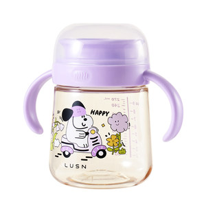 
Children's mouth cup milk learning cup baby one year old straight drinking cup bottle bottle 6 months and above baby open mouth cup