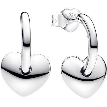 
Pandora Pandora Outlet Heart-shaped Open Earring Heart-shaped Pendant Silver Cute Gift