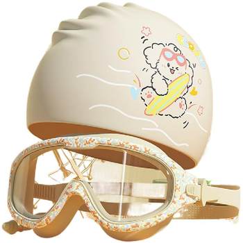 Restoring swim goggles anti-fog high-definition large frame swim goggles