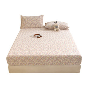 Class A maternal and infant grade double-layer yarn fitted sheet single piece Simmons mattress protector new three-piece set 3 all-inclusive anti-mite