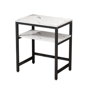 
Small table rectangular home bedroom single office long table workbench simple study table living room storage rack