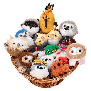 
Pop natural chirping dumpling hanging doll bird pendant plush doll toy bag hanging decoration Children's Day gift