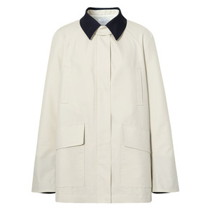 Evely outlets store simple contrasting Japanese khaki small short zipper windbreaker jacket for spring and autumn women