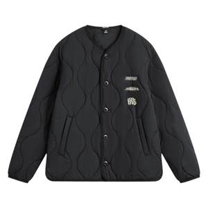 Li Ning genuine anti-wu BADFIVE men's soft, comfortable, warm, water-splashing loose short cotton jacket AJMU085