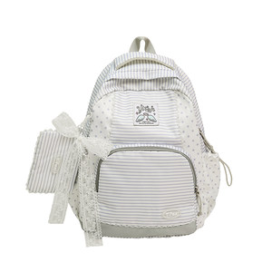 
School bag ins niche style high-profile large capacity junior high school students high school girls Korean backpack backpack female shoulder bag