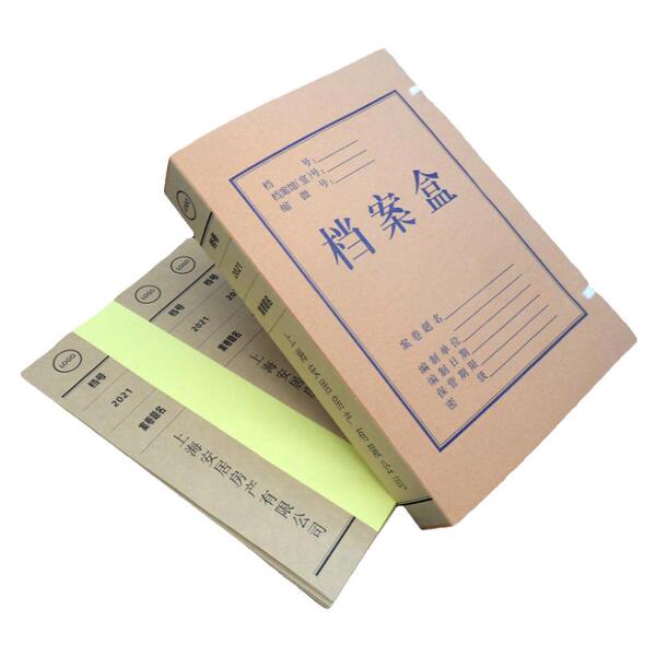 Self-adhesive classification label stickers on the side of new file box ...