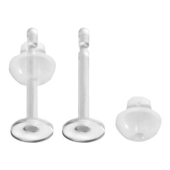 
Titanium Yanshe resin earrings and ear piercing transparent invisible