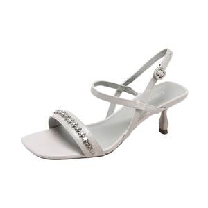 
Qianbaidu women's shoes summer new fashion sandals high heel sandals thin heel one-line buckle commuting