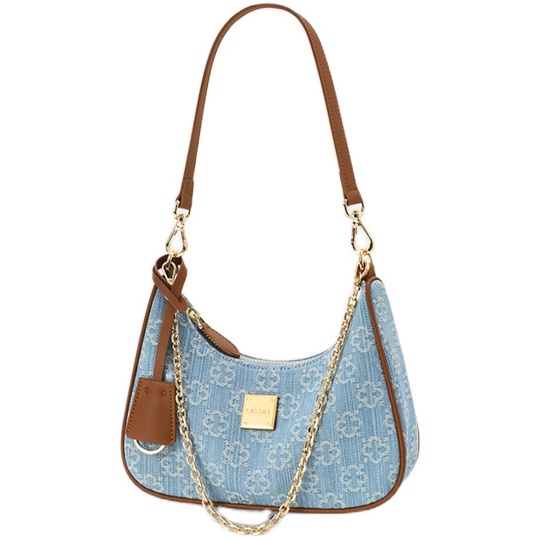 Cassile クレセントバッグ レディース デニム ブルー 2024