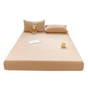 
Class A double-layer gauze fitted sheet single-piece anti-slip bed cover single dormitory mattress protector bed sheet three-piece set 2026 summer