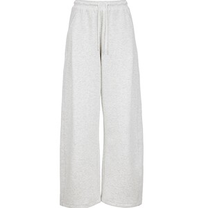 
ONLY spring trend comfortable elastic waist high waist loose solid color straight pants sports casual pants for women