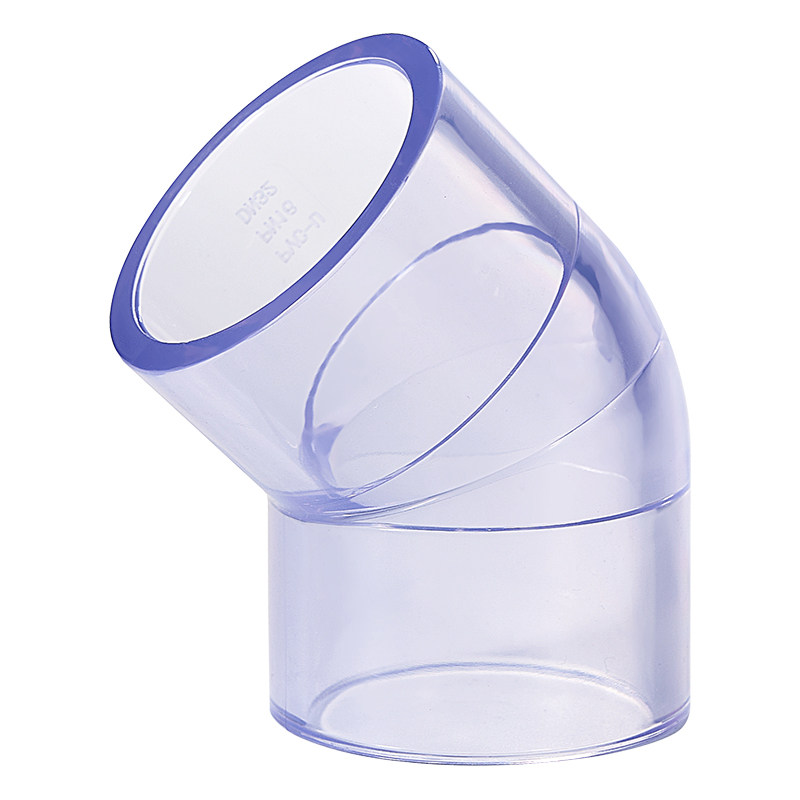 Cotovelo Abk Upvc 45 Graus - Conexão Transparente para Tubo de PVC