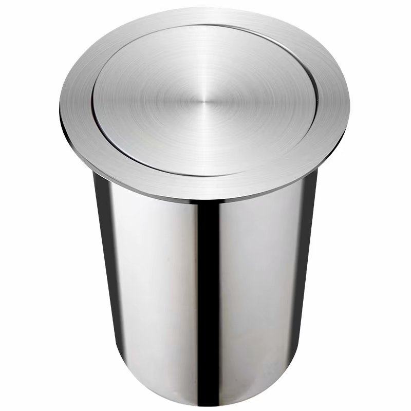 Stainless Steel Trash Can Rectangular | Swing Top Trash Can