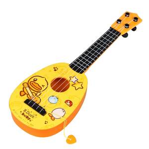 B.Duck little yellow duck ukulele children's guitar toy musical instruments baby can play violin early education enlightenment