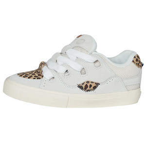 
ollieskate bread shoes leopard print suede canvas stitching BAKE men's and women's skate shoes