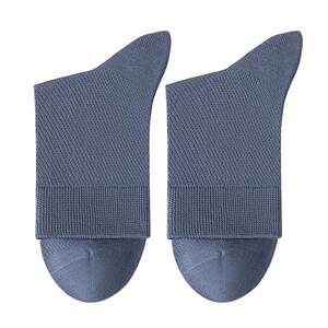 [Mesh Breathable] Socks Men's Spring and Summer Thin Mid-Tube Socks 10A Antibacterial and Deodorant Black Business Cotton Socks