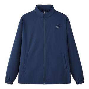 361 Degree Sports Jacket Men's 2026 Summer New Stand Collar Business Jacket Outdoor Windproof Charge Thin Top